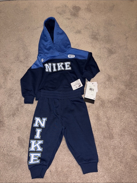 Nike Other - Nike Navy & Royal Blue Kids Hoodie and Joggers Set